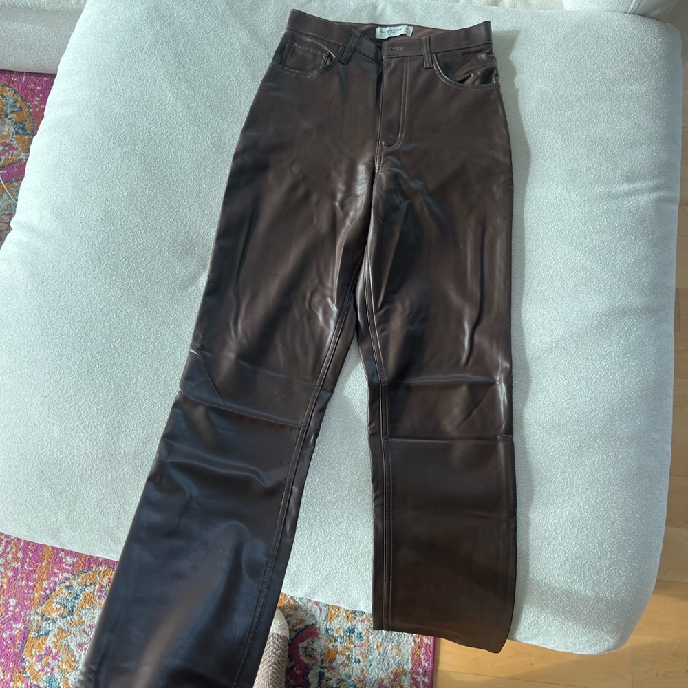 Abercrombie & Fitch Leather Pants